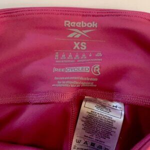 Reebok XS Womens Pink Leggings